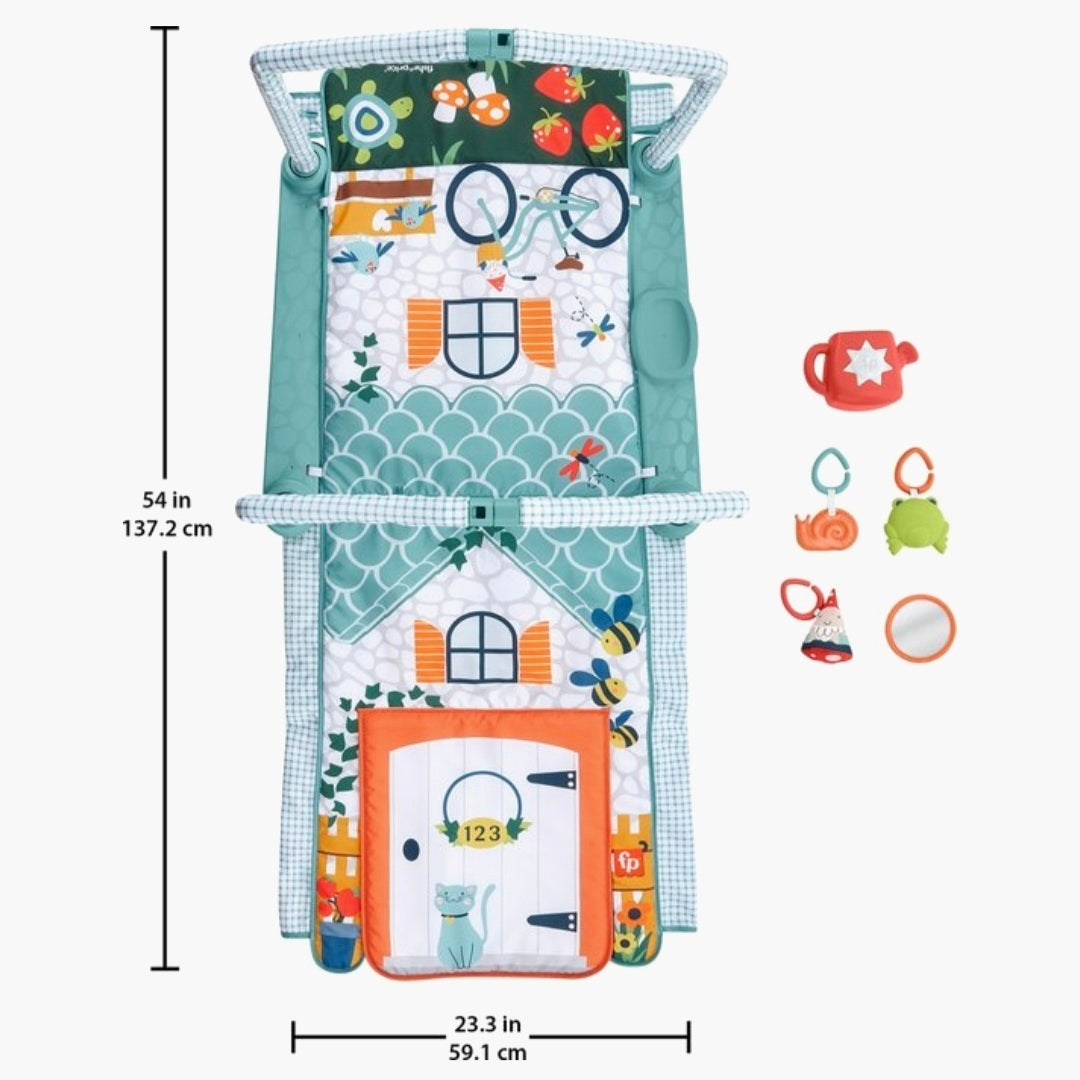 Fisher Price: 3-In-1 Kruipen en Spelen - Activiteitenspeelmat