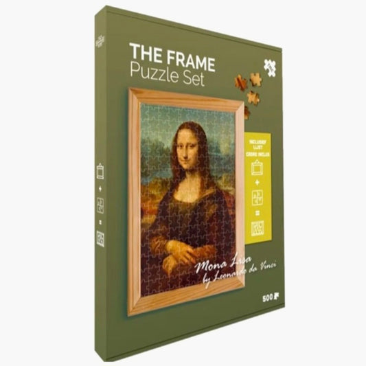 The Frame: Leonardo da Vinci - Mona Lisa - met houten Lijst - 500