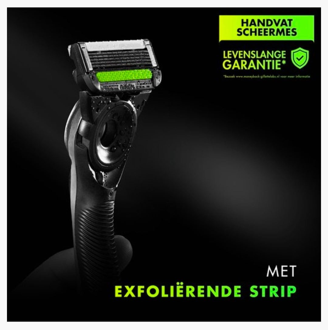 GilletteLabs: 1 Handvat + 2 Mesjes + Magnetisch Houder + Travel box