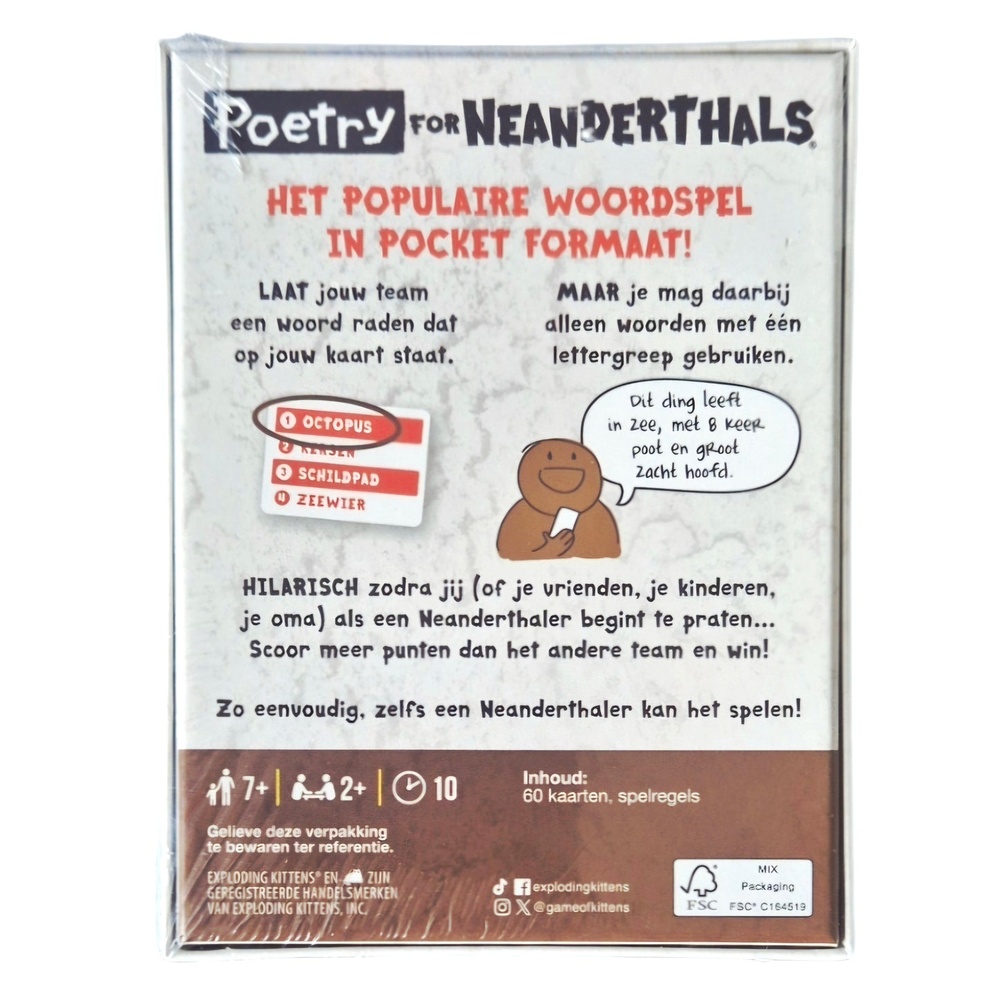 Exploding Kittens: Grab & Game - Poetry for Neanderthals