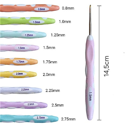 18 delig Haaknaaldenset