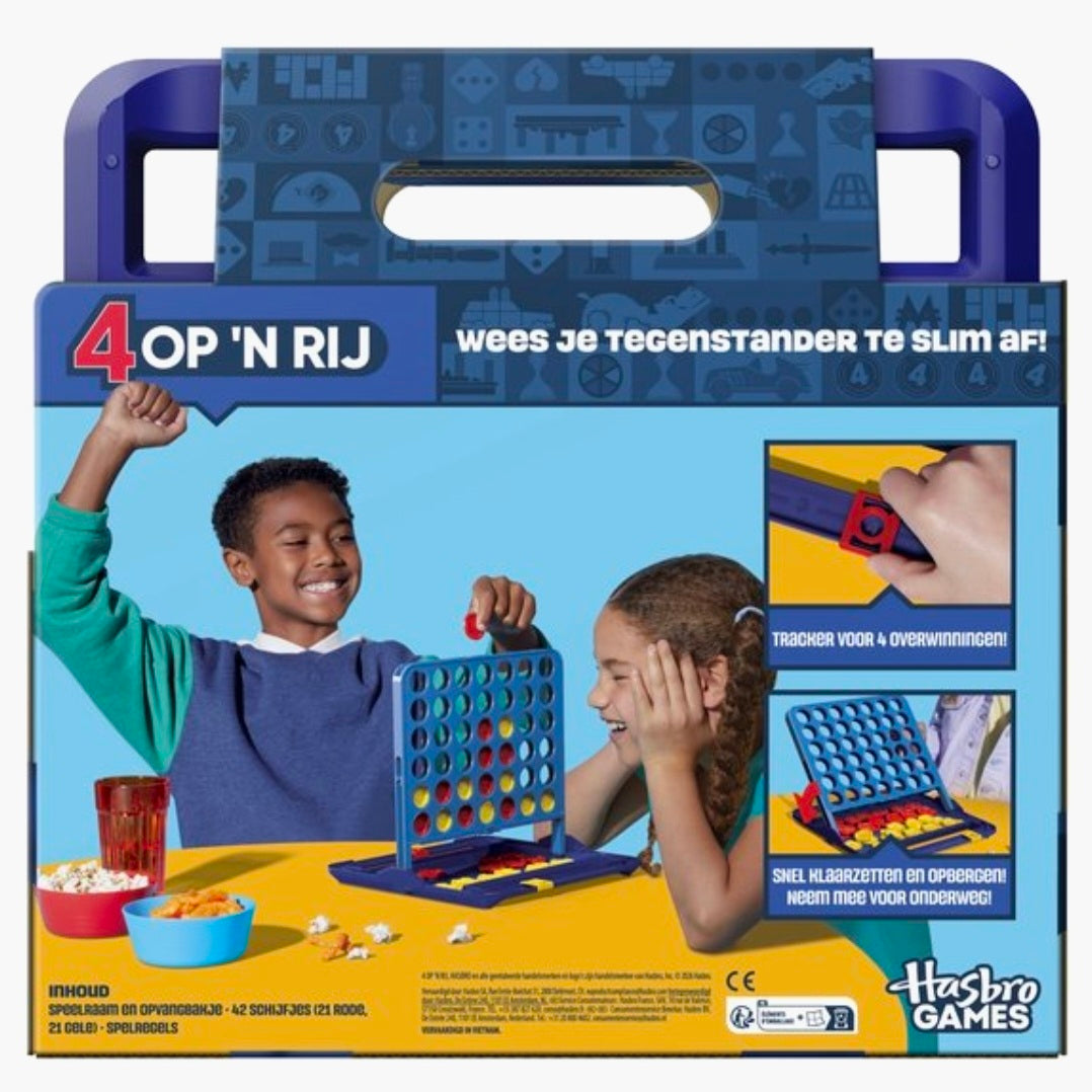 Hasbro: Vier op 1 Rij  -  Multiplaza