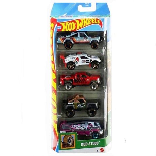 Hot Wheels: Mud Studs 5-Pack