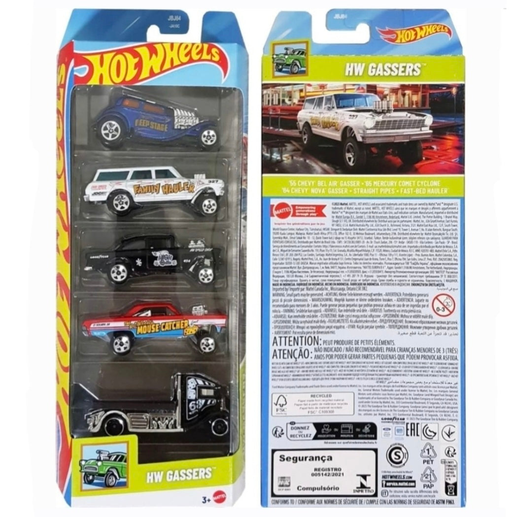 Hot Wheels: HW Gassers 5-Pack