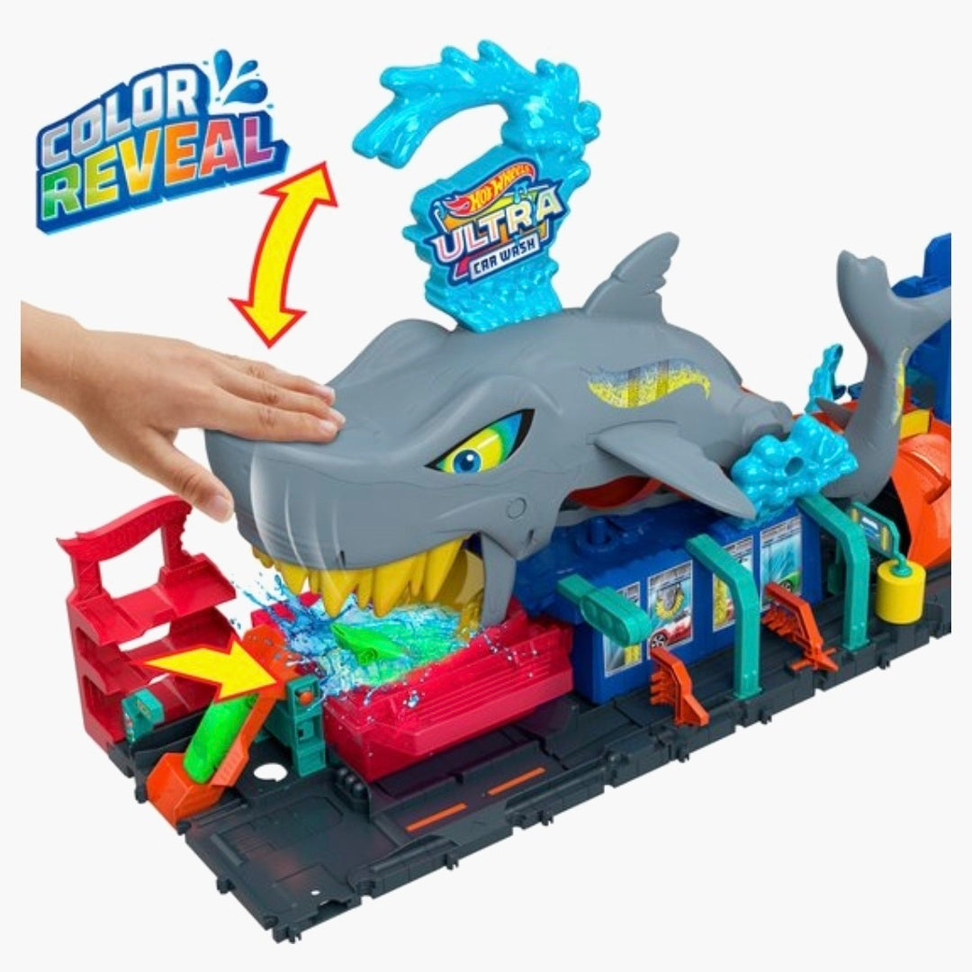 Hot Wheels: Ultra Shark Car Wash Racebaan