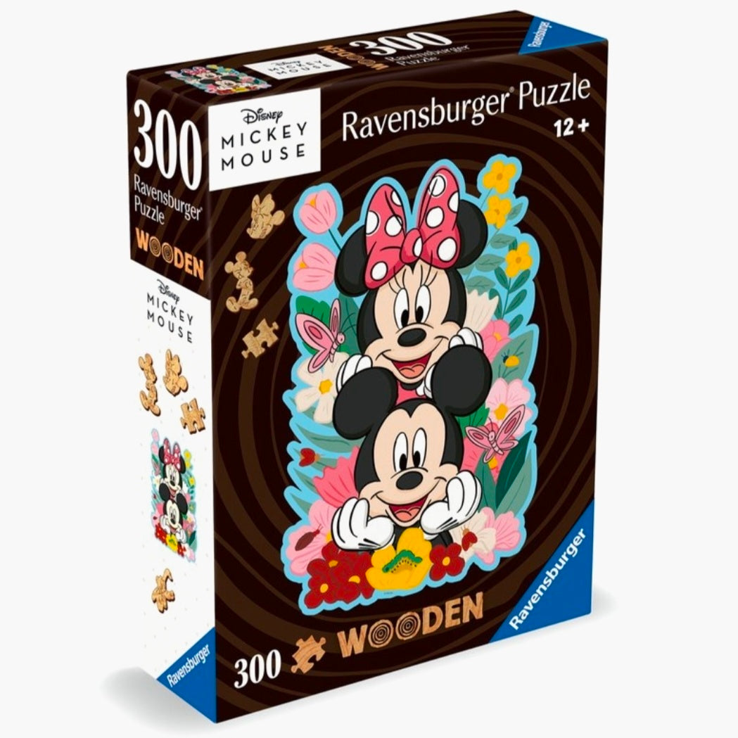 Ravensburger: Shaped Hout Mickey & Minnie - 300