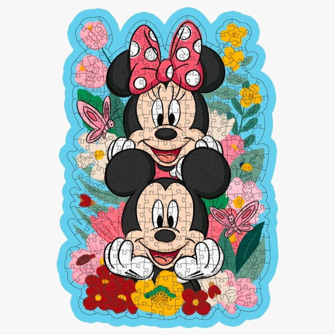 Ravensburger: Shaped Hout Mickey & Minnie - 300