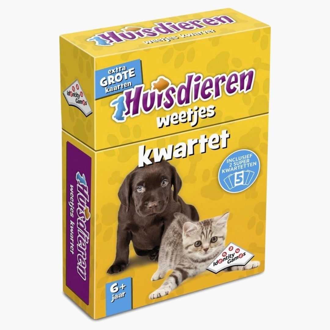 Identity Games: Huisdieren weetjes -  Kwartet