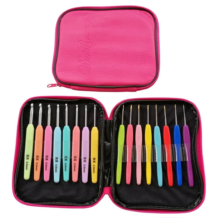 Etui Haaknaalden 16- delig