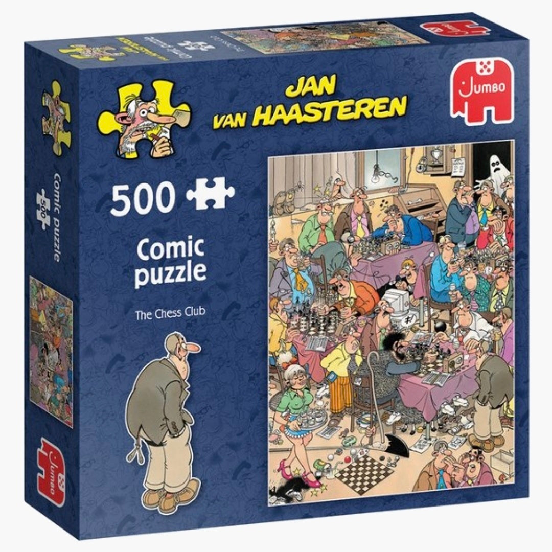 Jan van Haasteren: .Schaakclub (The Chess Club) - 500