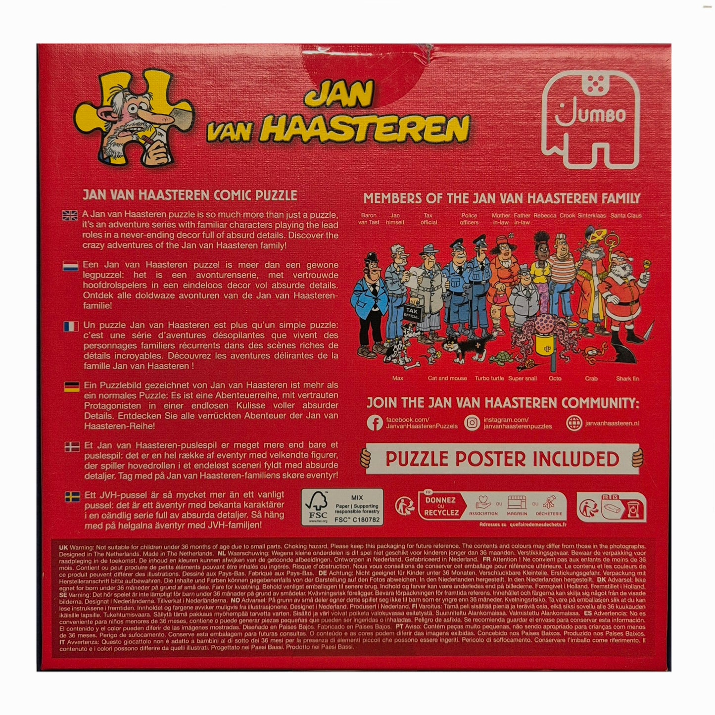 Jan van Haasteren: La Tomatina - 950