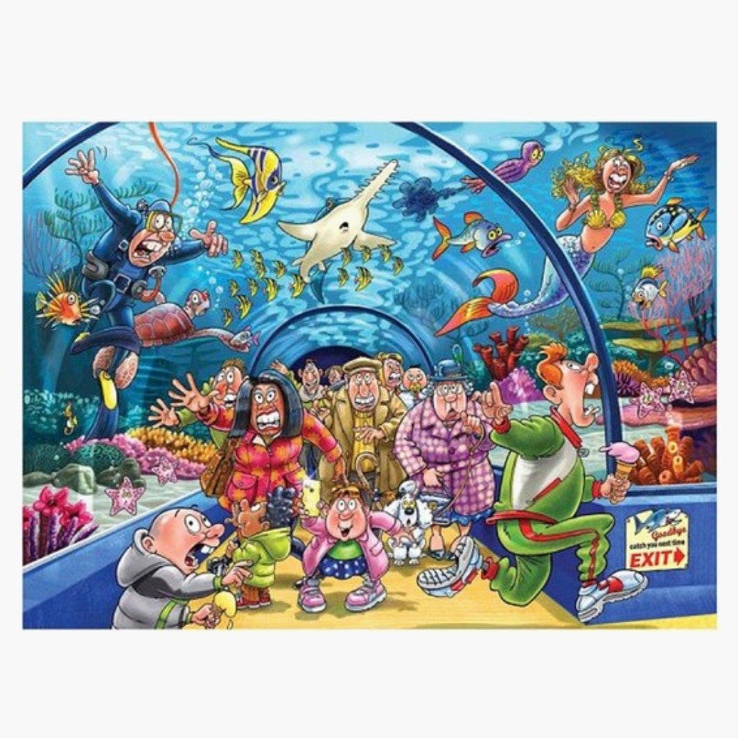 Wasgij 43 Orginal: Aquarium Capriolen - 1000