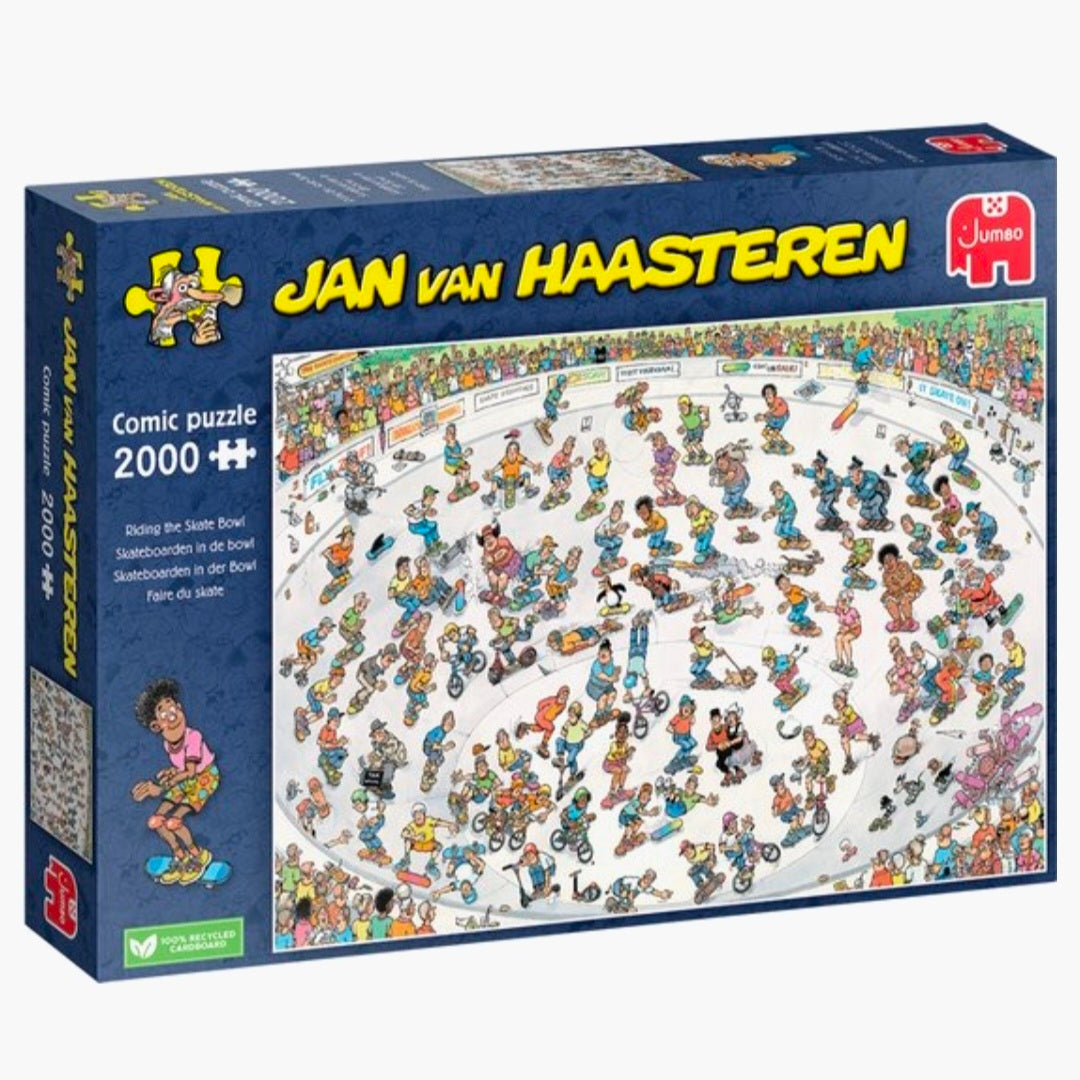 Jan van Haasteren: Skateboarden in de Bowl - 2000