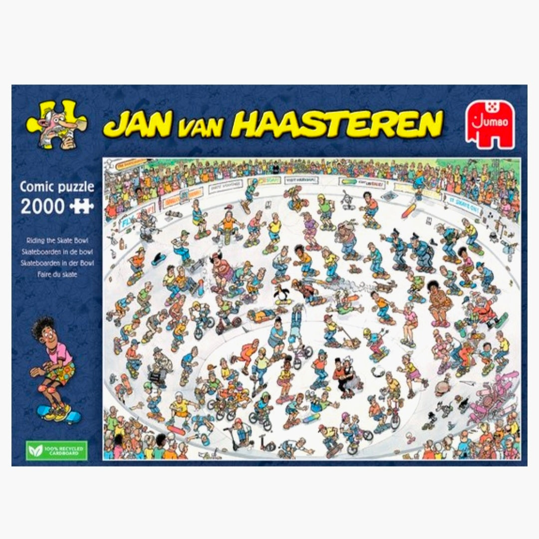 Jan van Haasteren: Skateboarden in de Bowl - 2000