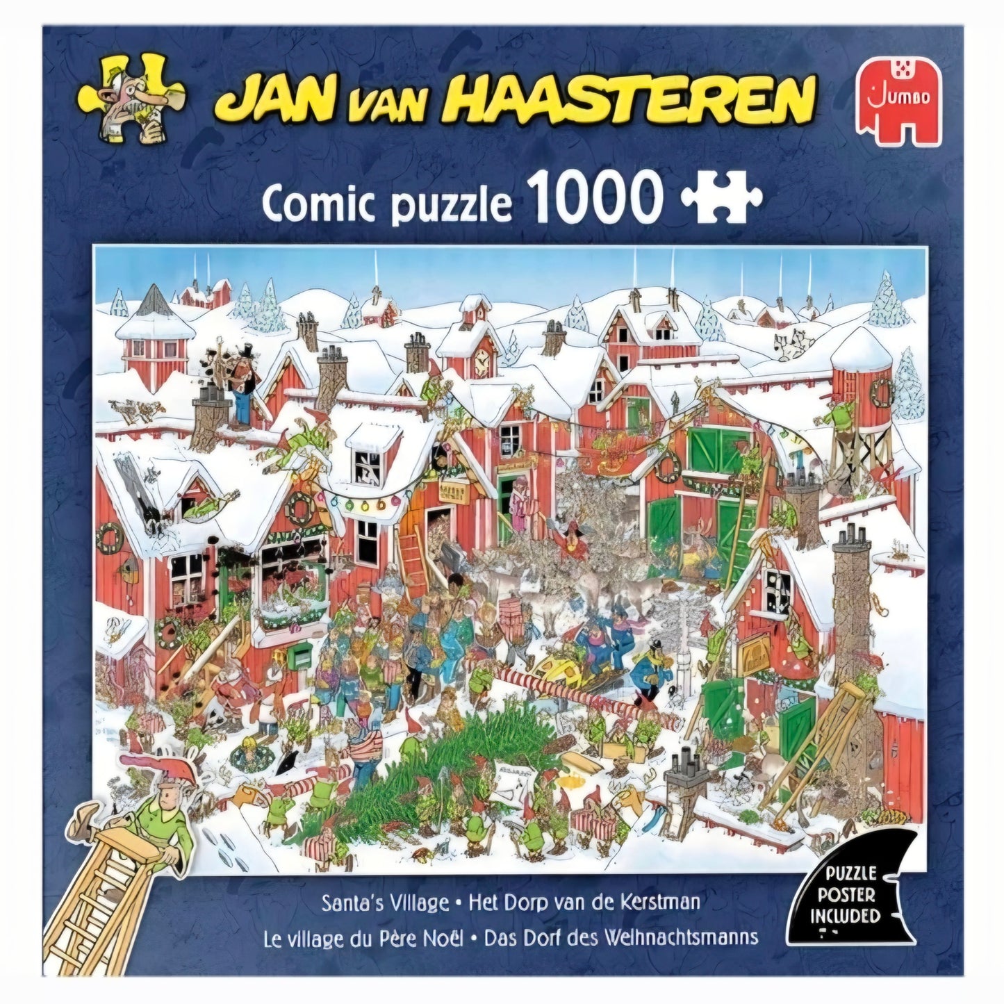 Jan van Haasteren: Het Dorp van de Kerstman - 1000