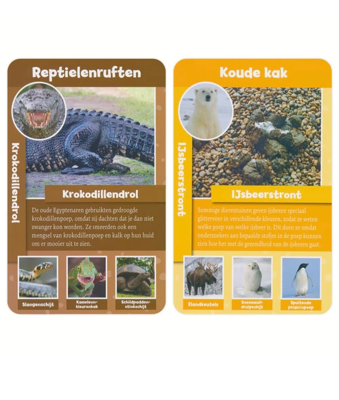 Identity Games: Dierenpoep weetjes - Kwartet