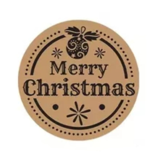 2,5cm Kerst Stickers - Diverse Soorten