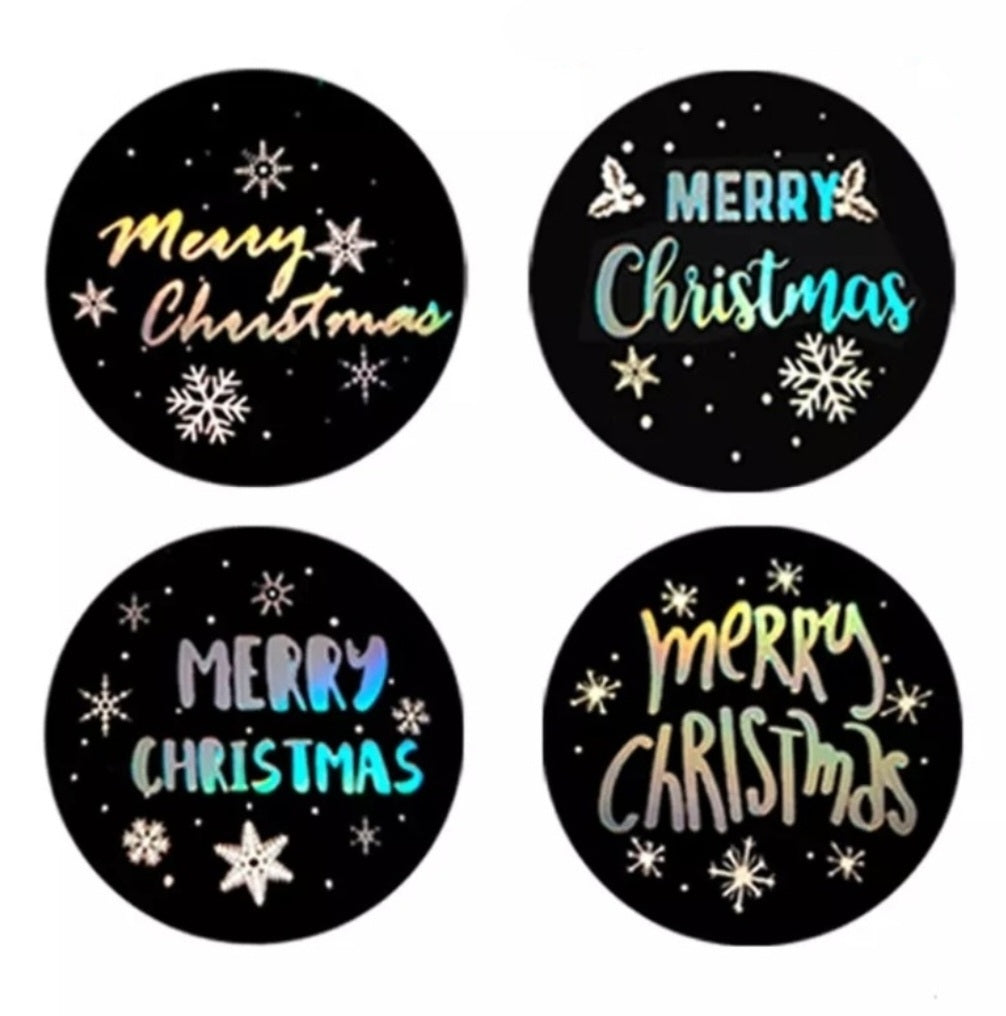 2,5cm Kerst Stickers - Diverse Soorten