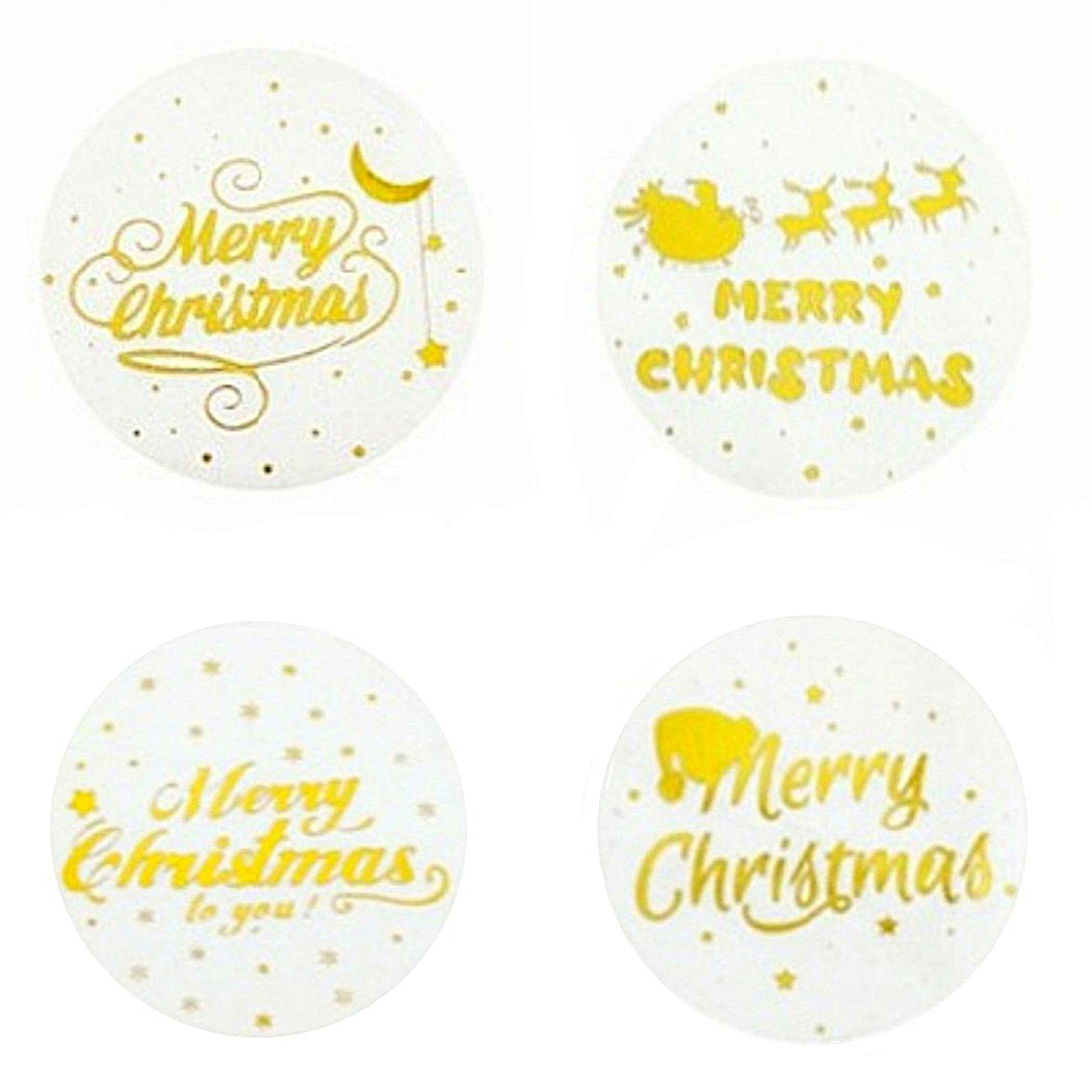 2,5cm Kerst Stickers - Diverse Soorten
