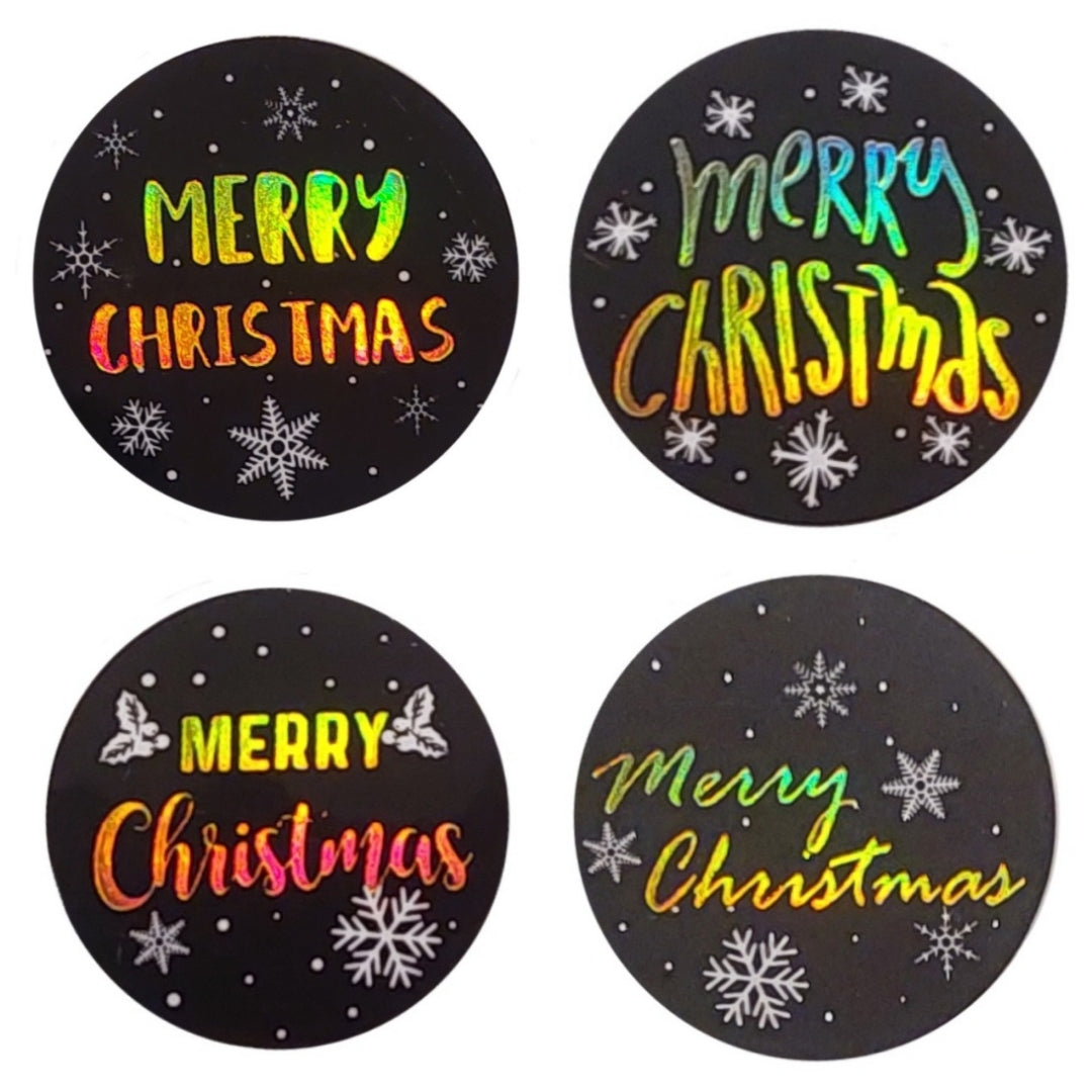 2,5cm Kerst Stickers - Diverse Soorten