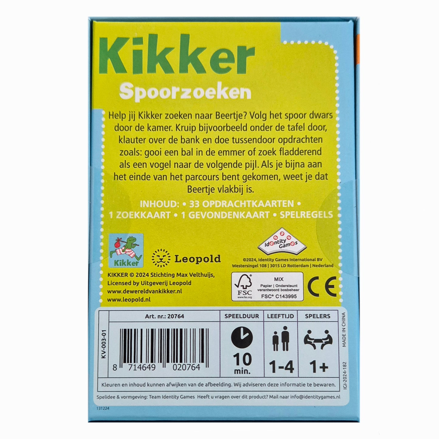 Identity Games: Kikker - Spoorzoeken