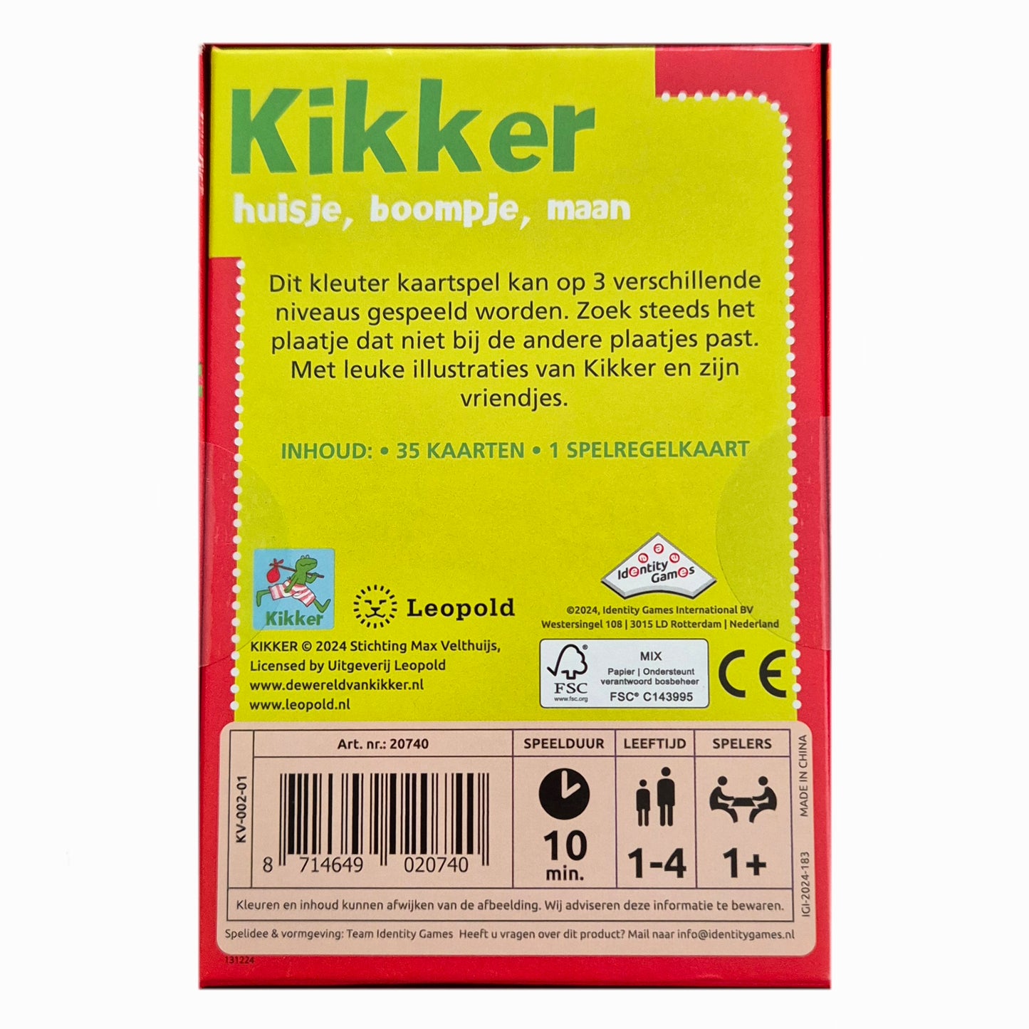 Identity Games: Kikker - huisje boompje beestje