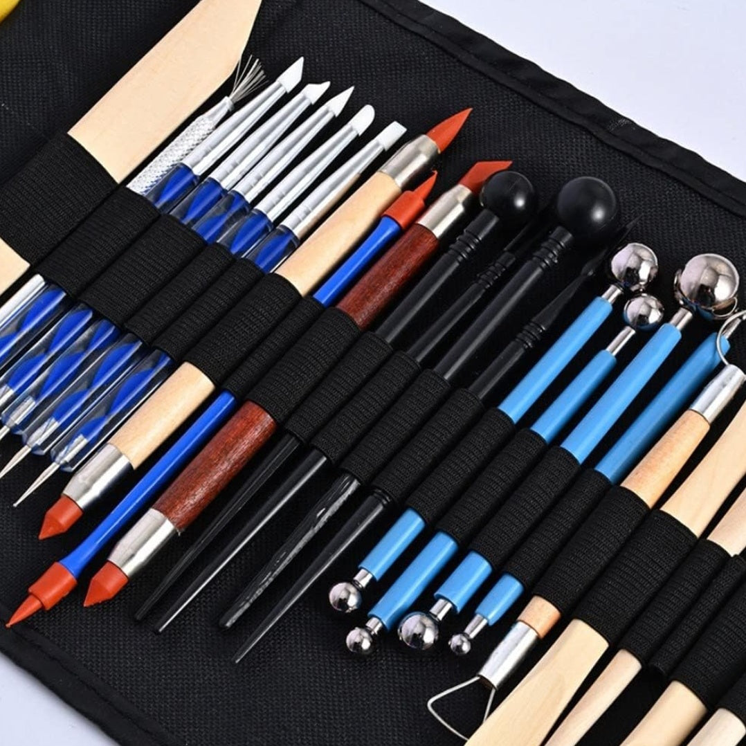 Boetseer kleigereedschap 61-delig