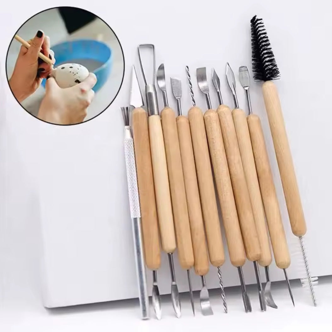 Klei gereedschap set 11-delig