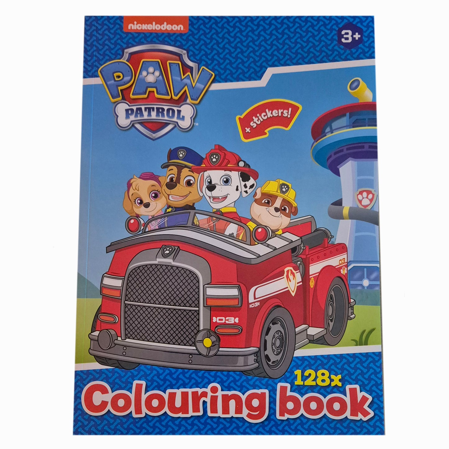 Paw Patrol - Kleurboek + stickers - 128 pagina's