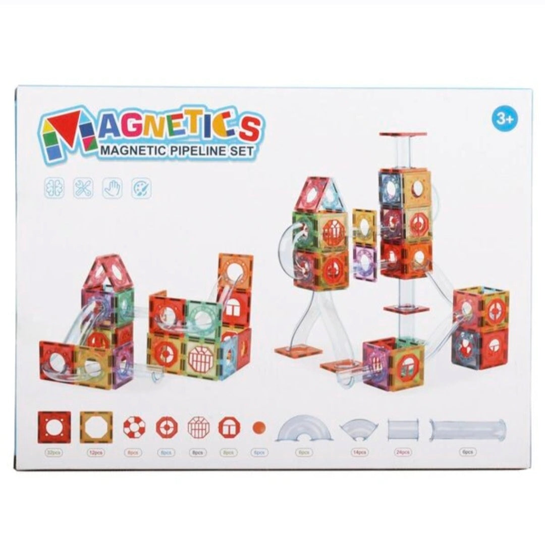 Magnetisch Knikkerbaan - 132 delig