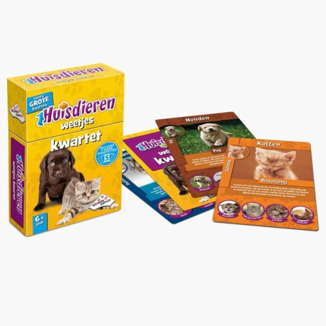 Identity Games: Huisdieren weetjes -  Kwartet