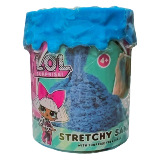 L.O.L. Suprice: Stretchy Speelzand + Incl. Verborgen Verassing - Blauw