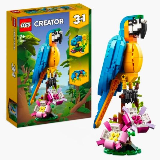 LEGO 31136: Creator 3in1 - Exotische Papagaai
