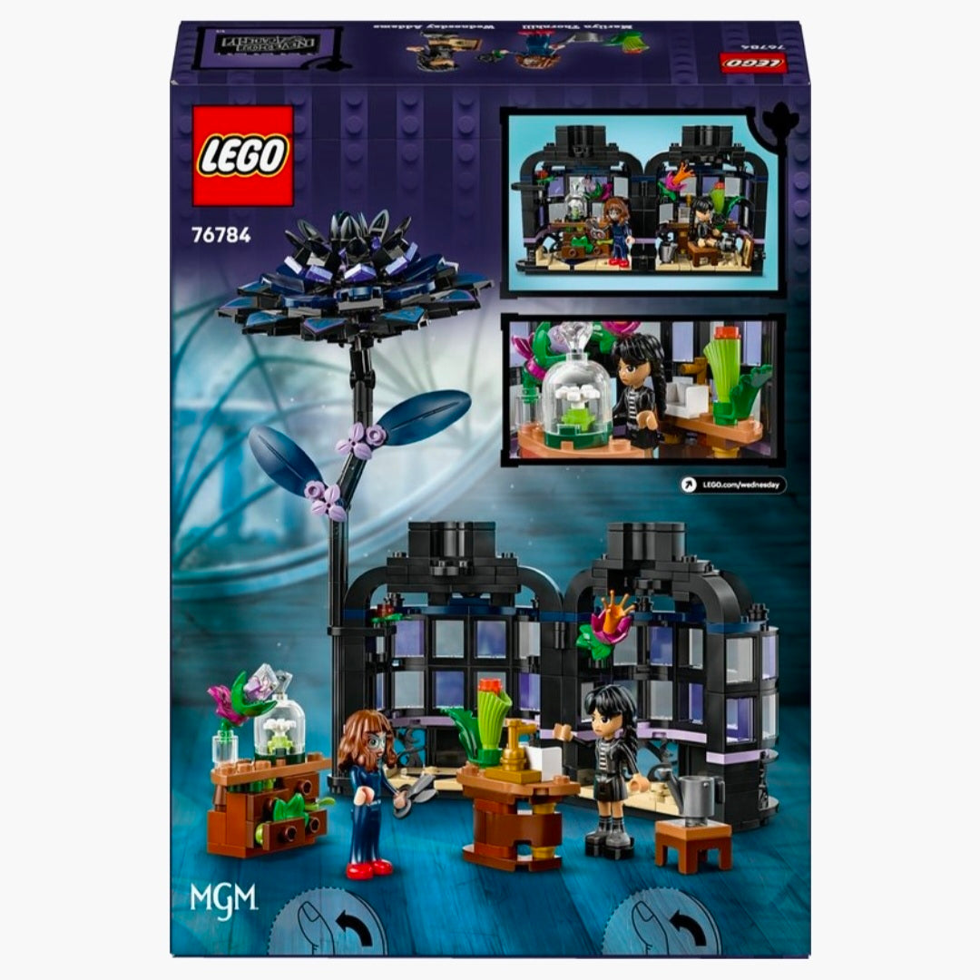 LEGO 76684: Wednesday - Zwarte Dahlia