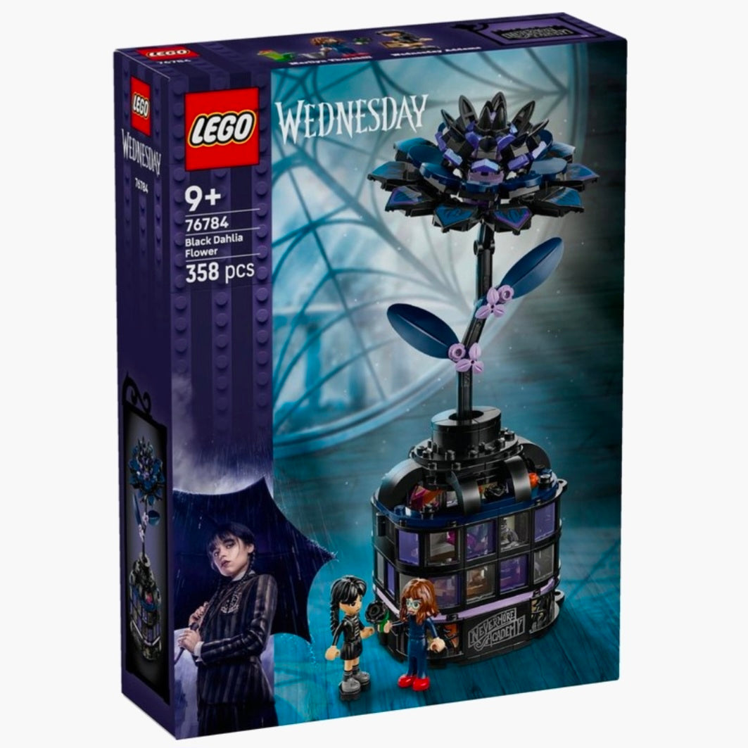LEGO 76684: Wednesday - Zwarte Dahlia