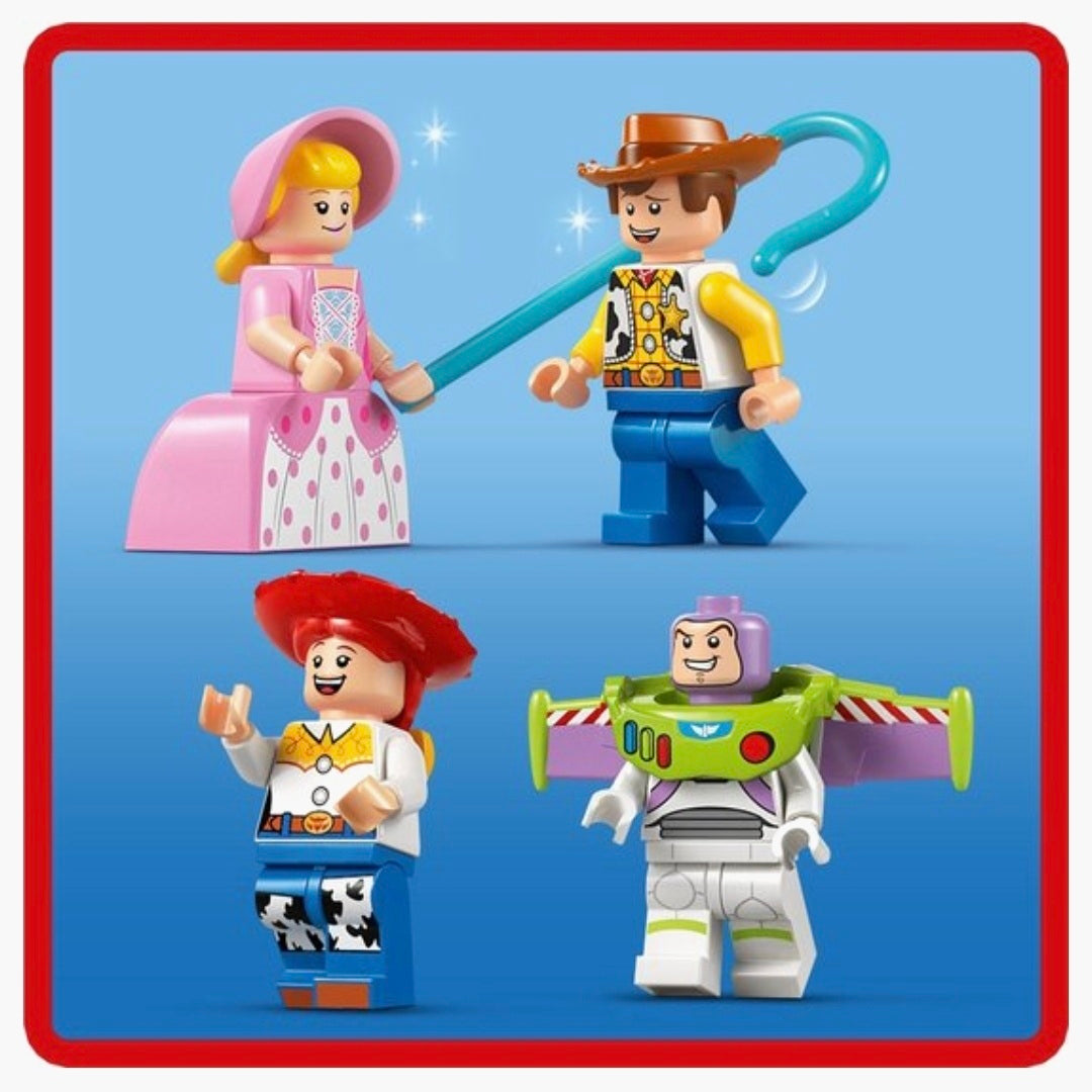 LEGO 43264: Pixar Toy Story Feesttrein en RC Auto set