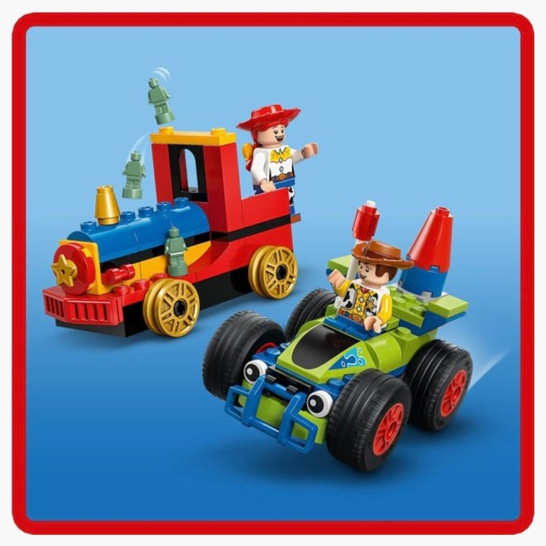 LEGO 43264: Pixar Toy Story Feesttrein en RC Auto set
