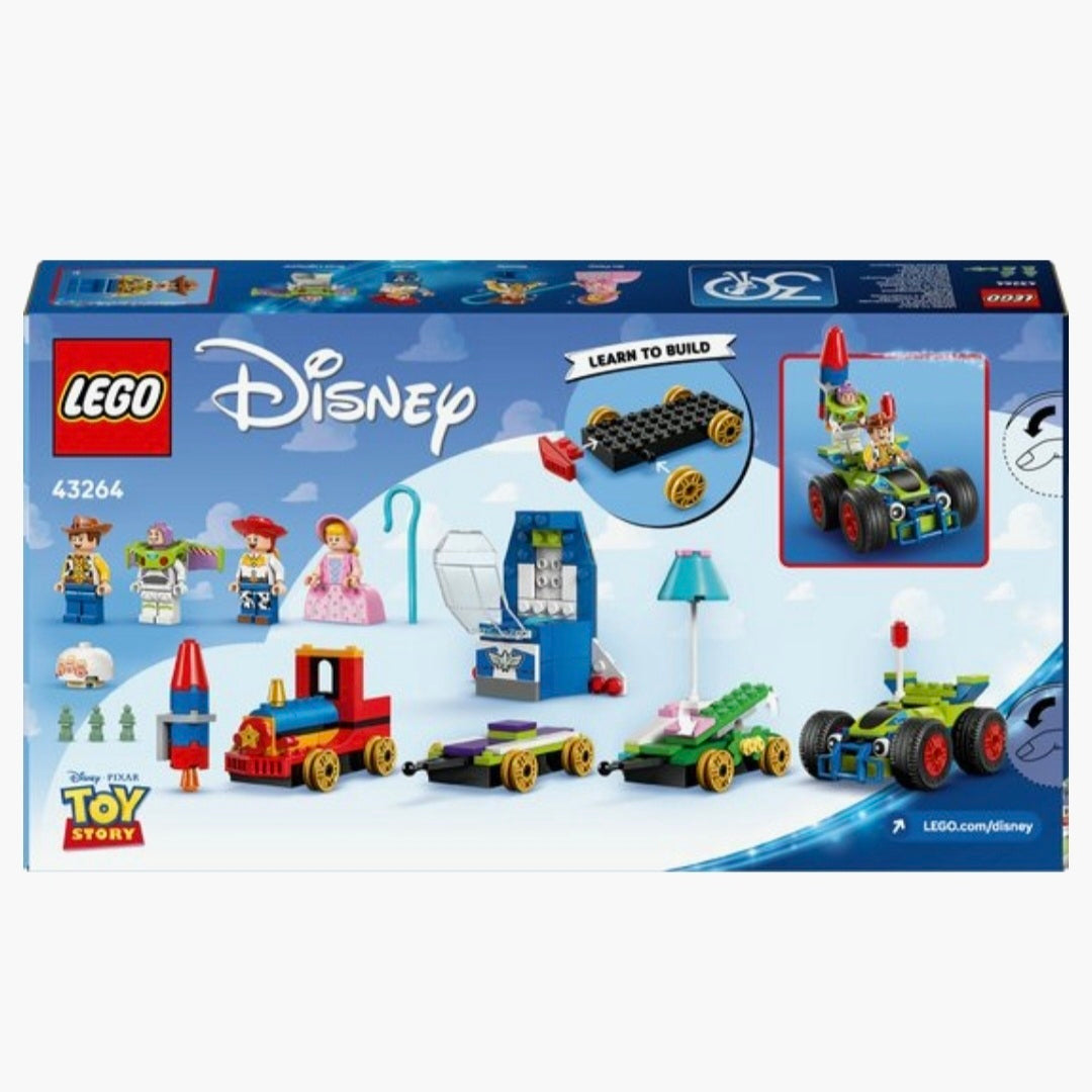 LEGO 43264: Pixar Toy Story Feesttrein en RC Auto set