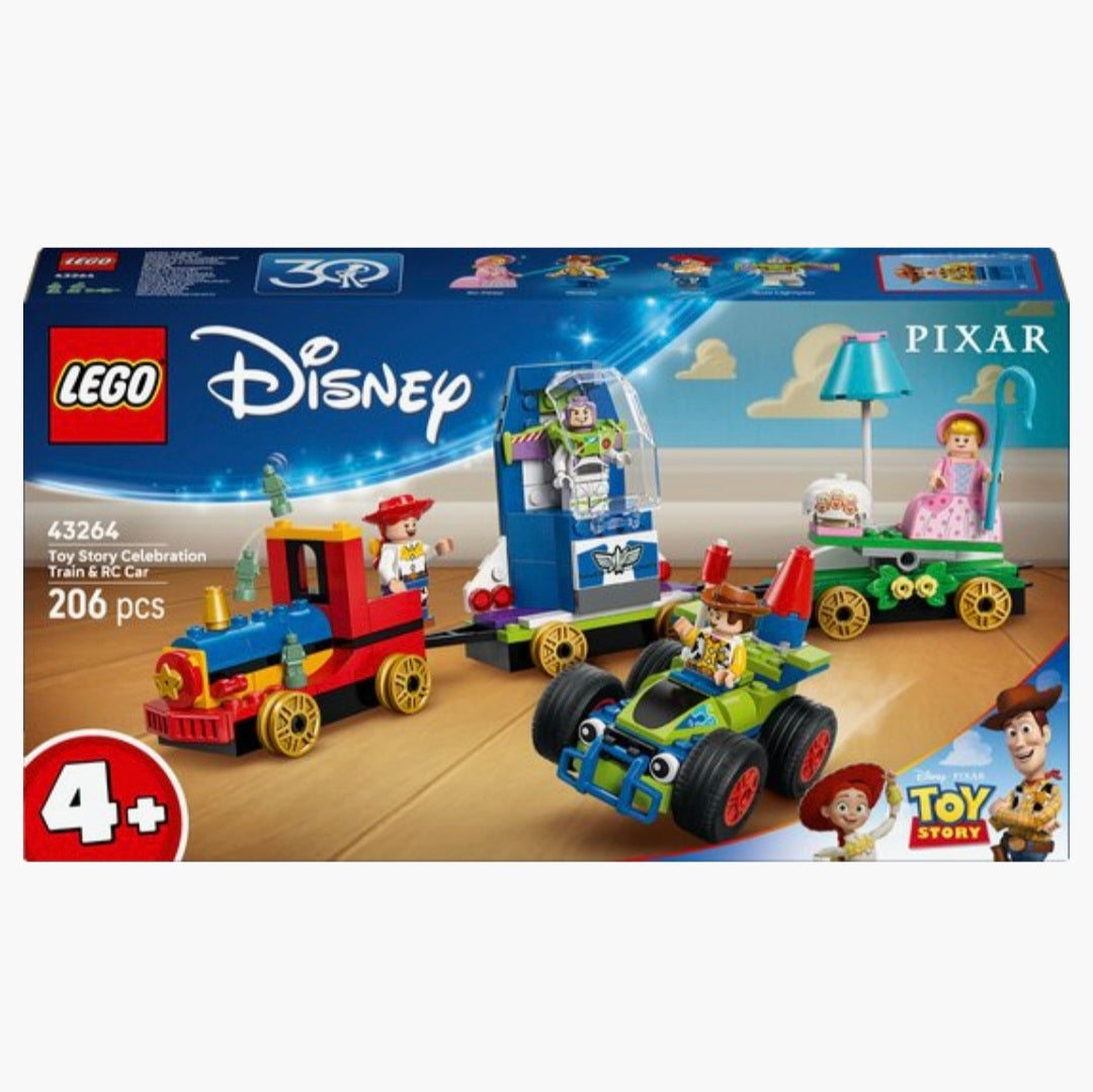 LEGO 43264: Pixar Toy Story Feesttrein en RC Auto set