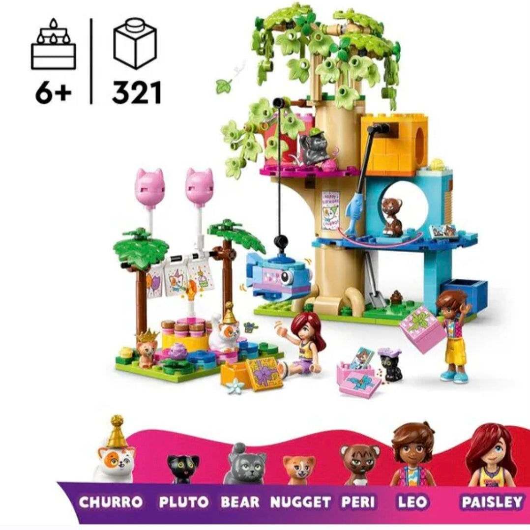 LEGO 42666: Friends - Kattenverjaardagsfeestje & Boomhut