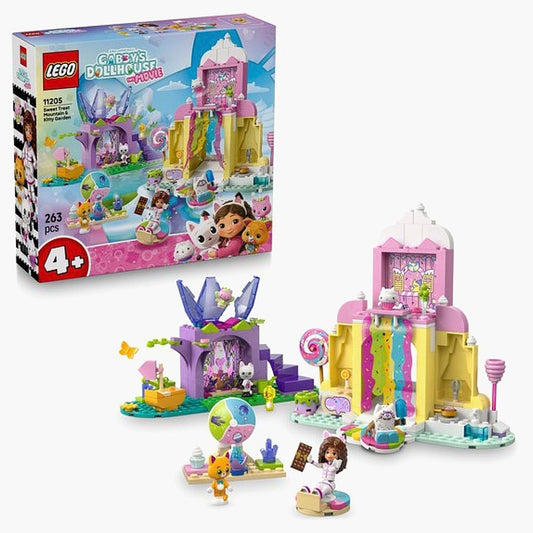 LEGO 11205: Gabby's Dollhouse - Snoepjesberg en Kittentuin