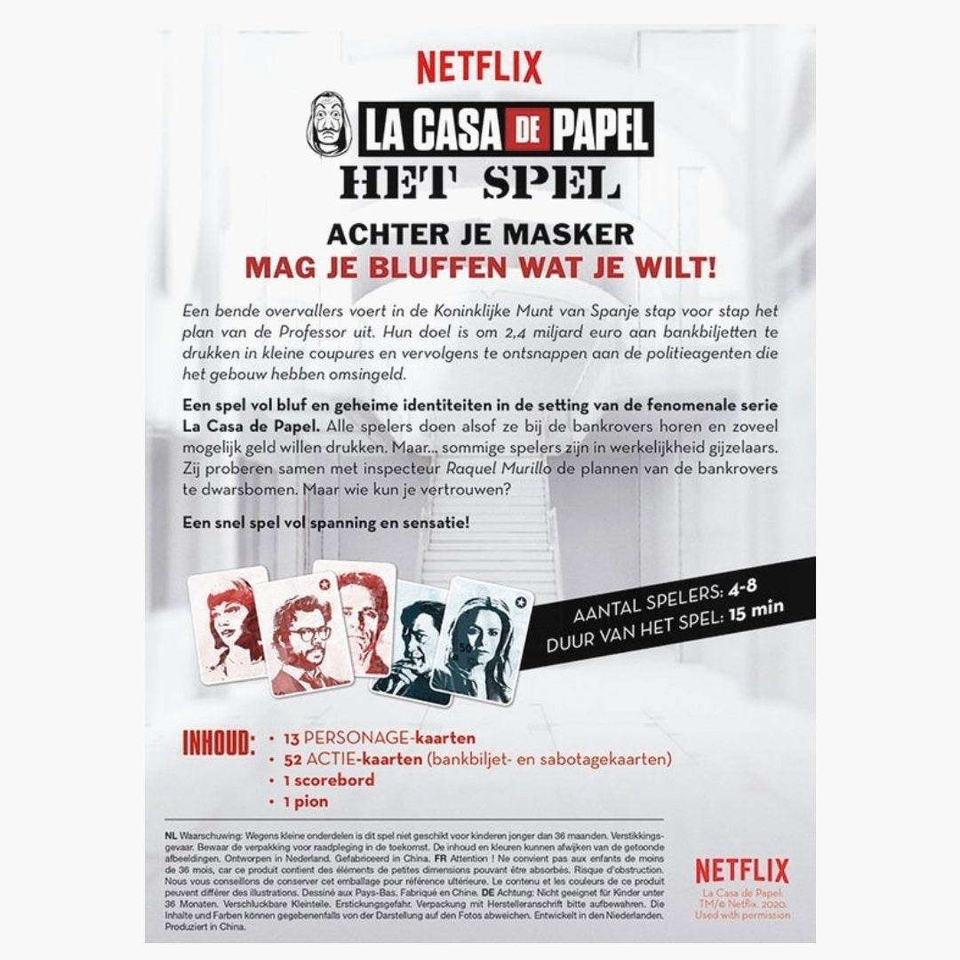 Jumbo: La Casa de Papel - Het Spel