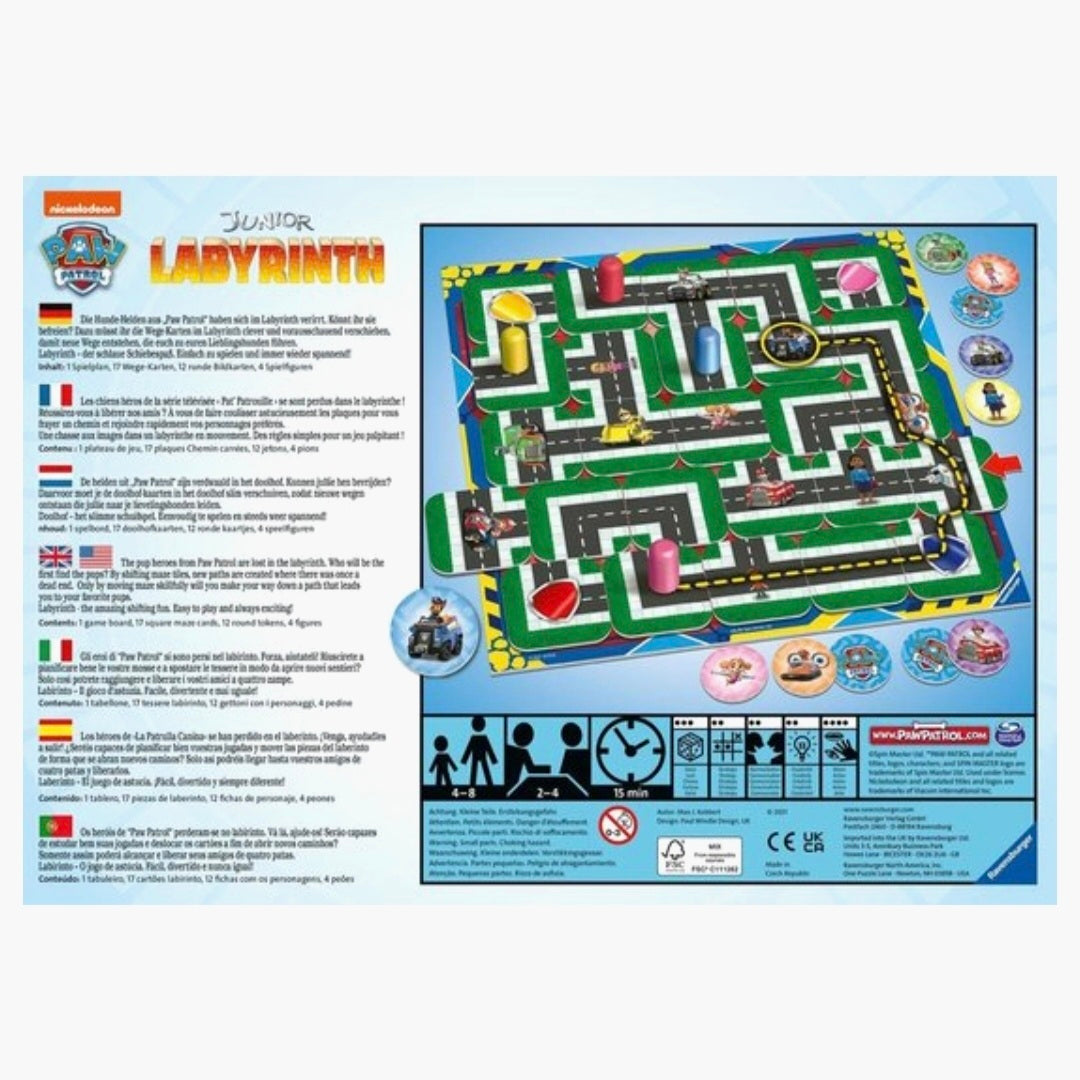 Ravensburger: Labyrinth Junior - Paw Patrol