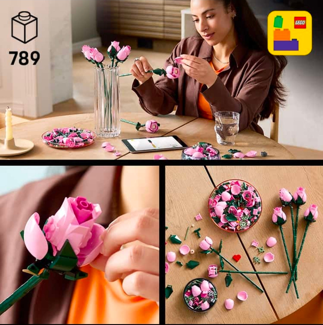 LEGO 10374: Botanical - Roze Rozenboeket