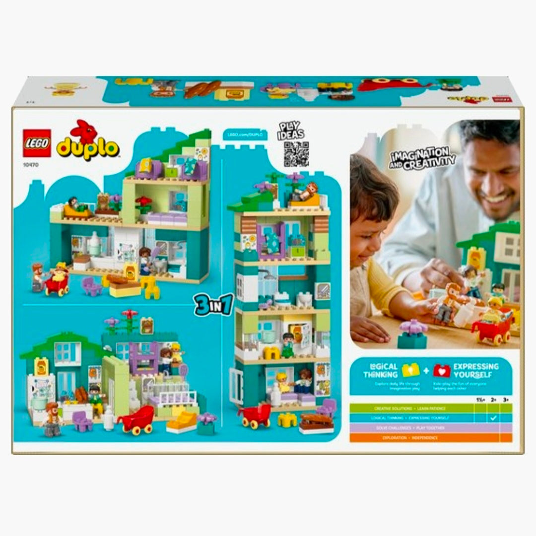 LEGO Duplo 10470: Modern Familiehuis met Figuren 3in1