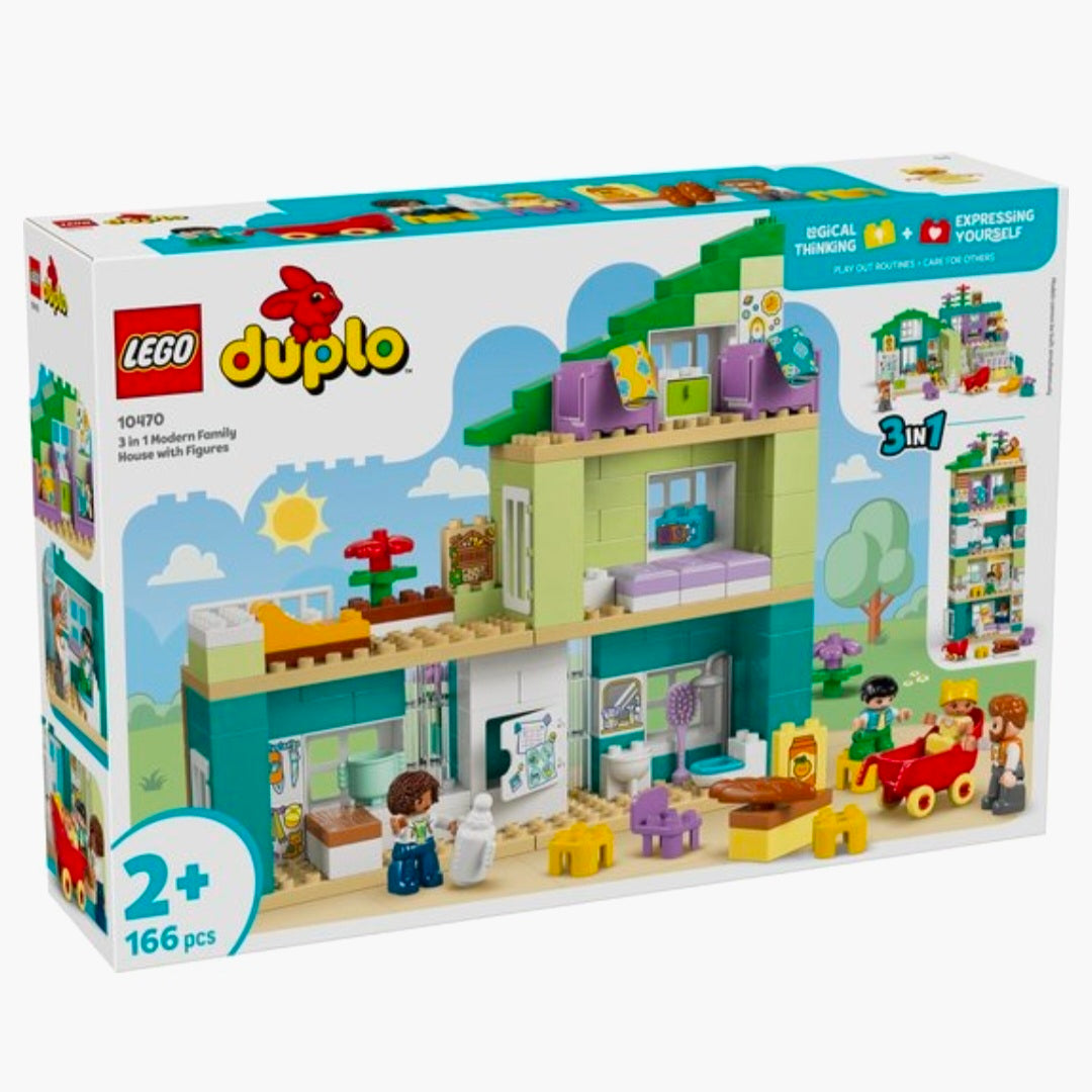 LEGO Duplo 10470: Modern Familiehuis met Figuren 3in1