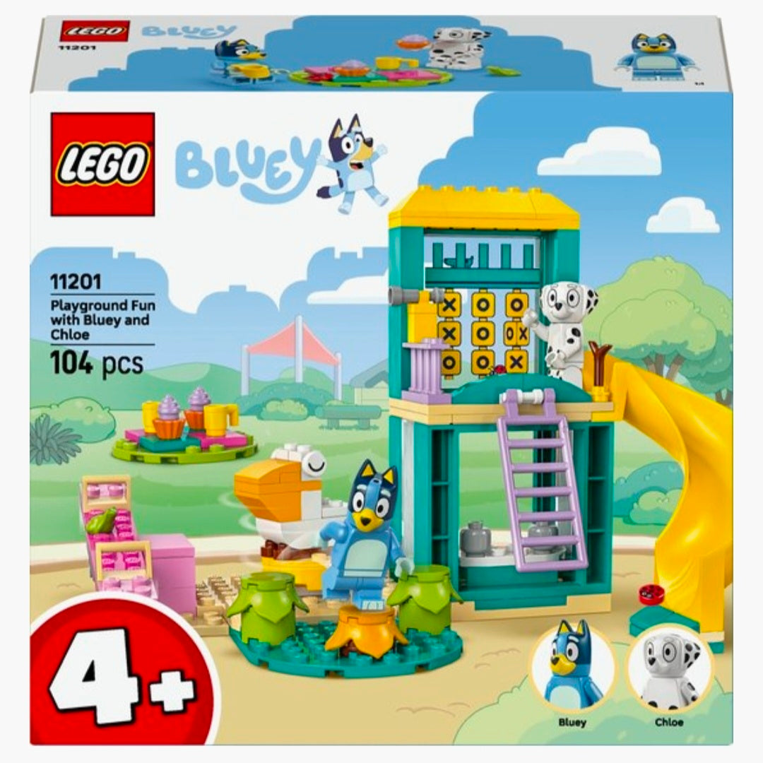 LEGO 11201: Bluey en Chloé in de Speeltuin