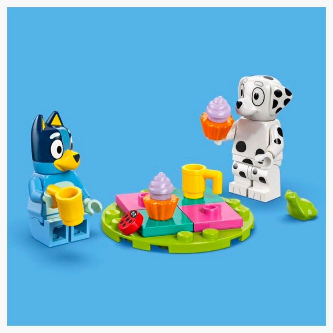 LEGO 11201: Bluey en Chloé in de Speeltuin