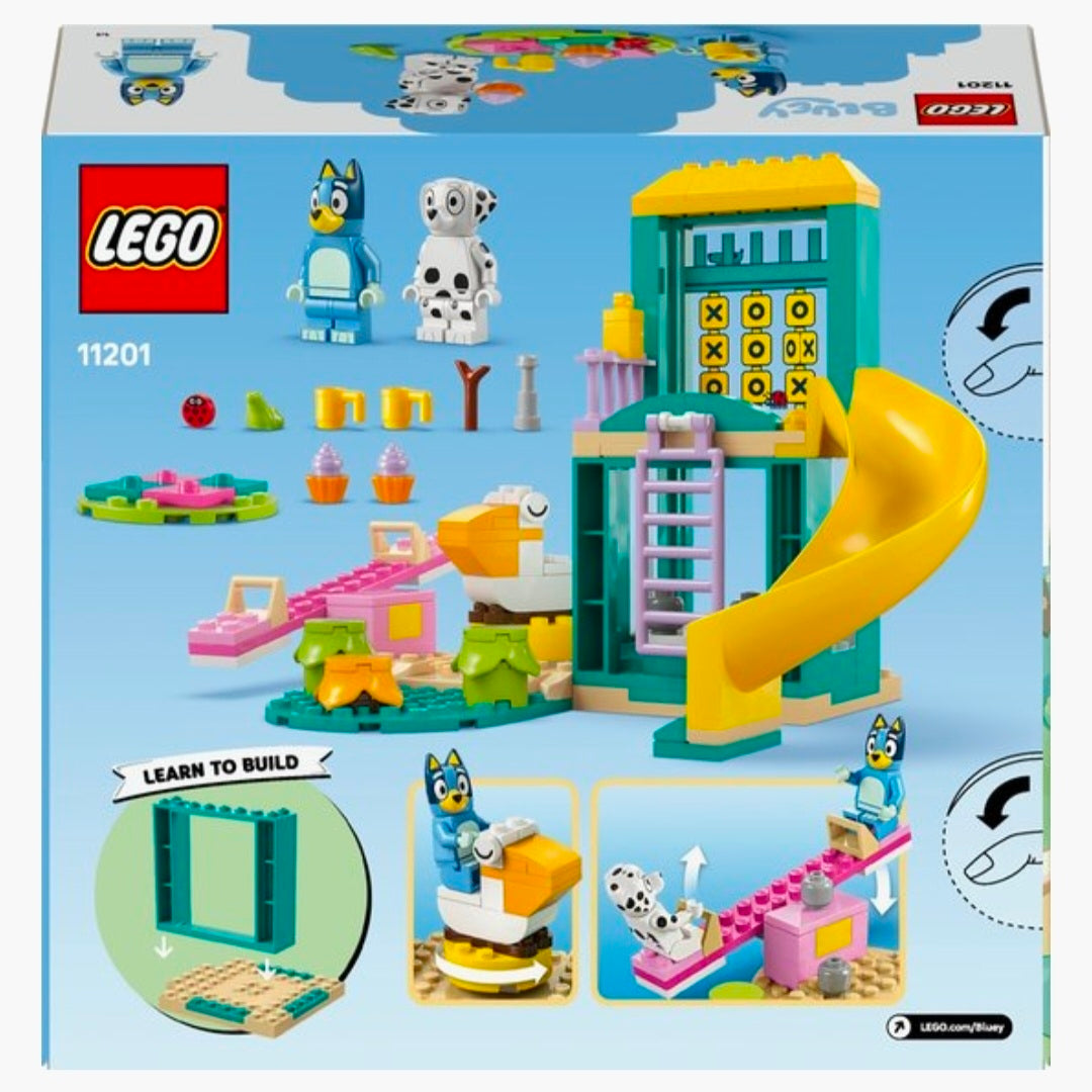 LEGO 11201: Bluey en Chloé in de Speeltuin