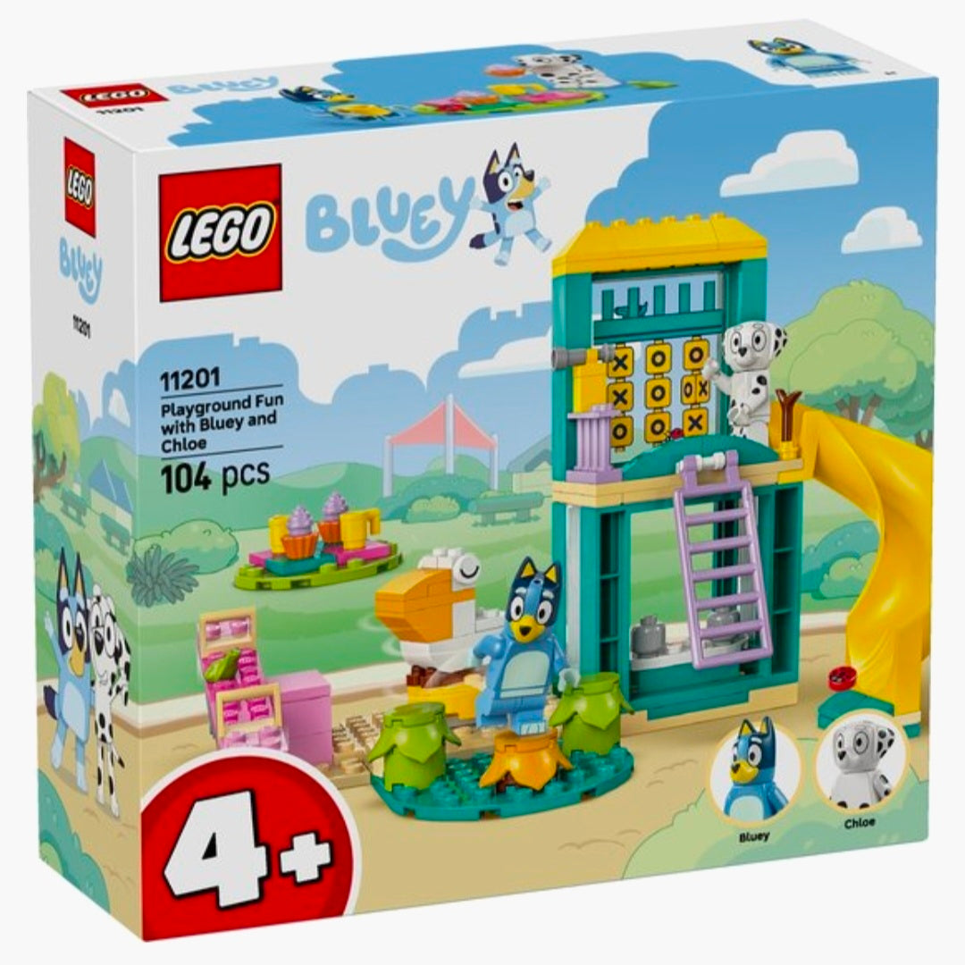 LEGO 11201: Bluey en Chloé in de Speeltuin